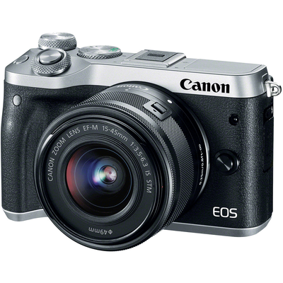 دوربین دیجیتال بدون آینه کانن مدل EOS M6 به همراه لنز 15-45 میلی متر IS STM