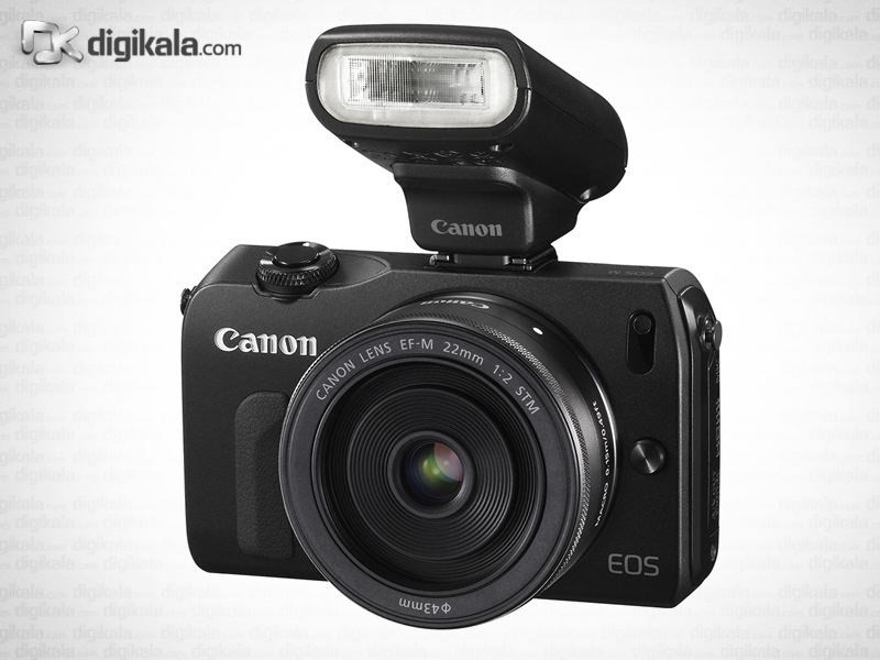 دوربین دیجیتال کانن مدل EOS M به همراه لنز 55-18 و فلاش