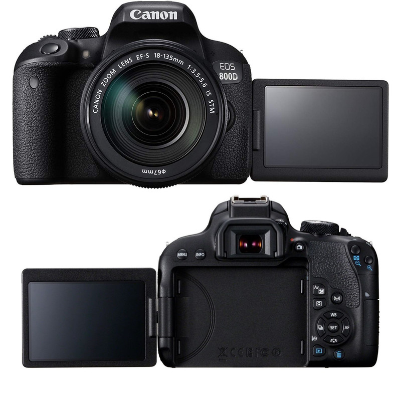 دوربین دیجیتال کانن مدل EOS 800D به همراه لنز 18-135 میلی متر IS STM
