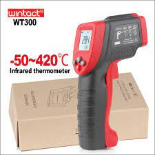 ترمومتر لیزری حرفه ای وینتکت مدل WT300 تا دمای 420 درجه ( نمایندگی اصلی جوش آزما تجهیز 09120741826)