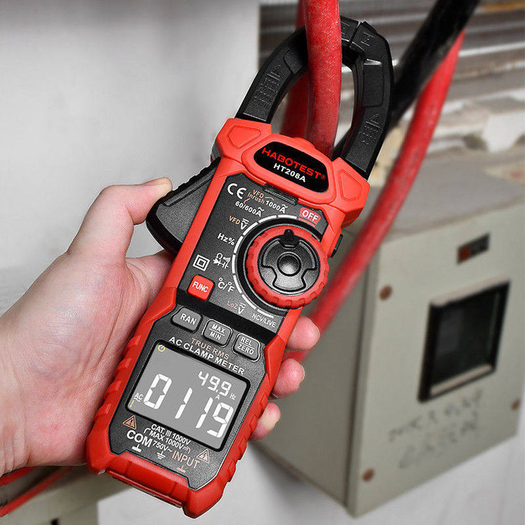 مولتی متر کلمپی هابوتست مدل HT208D ( نمایندگی اصلی جوش آزما تجهیز 09120741826)