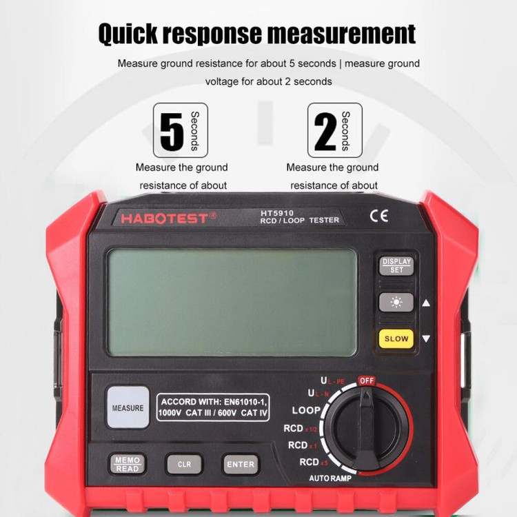 دستگاه تستر RCD/LOOP هابوتست مدل HT5910 ( نمایندگی اصلی جوش آزما تجهیز 09120741826)
