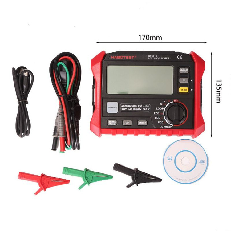 دستگاه تستر RCD/LOOP هابوتست مدل HT5910 ( نمایندگی اصلی جوش آزما تجهیز 09120741826)