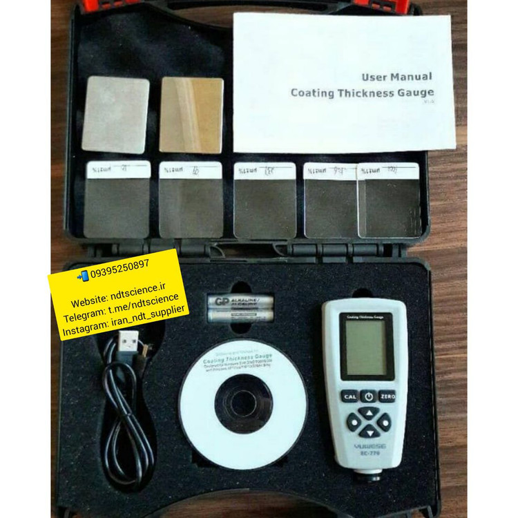 ضخامت سنج رنگ و پوشش و تستر رنگ شدگی خودرو مدل EC770 اصلی ( سنسور کره ای همراه با لیبل و کاور) نمایندگی اصلی جوش آزما تجهیز 09120741826