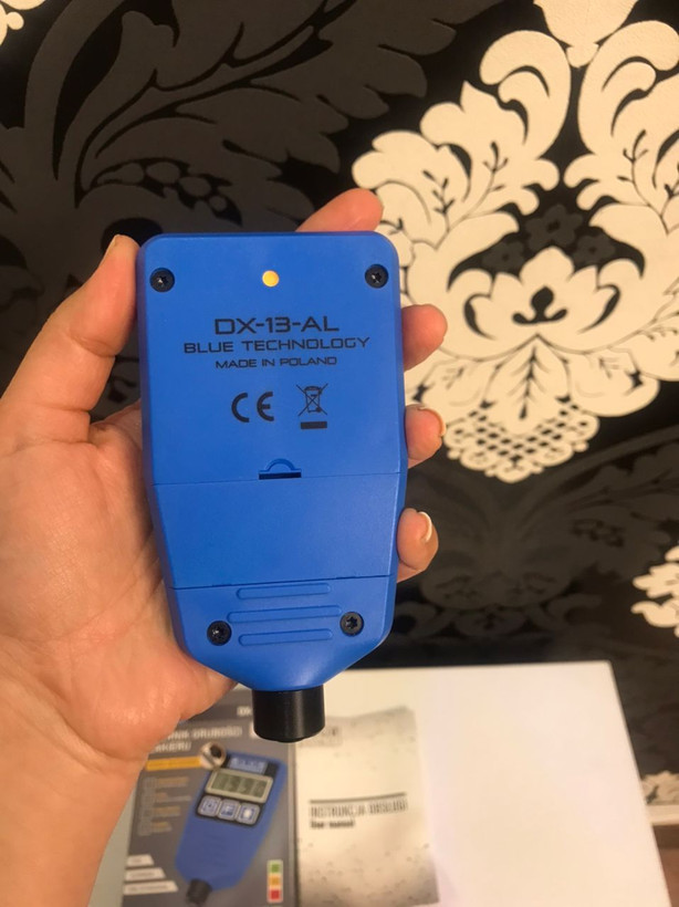 تستر رنگ شدگی خودرو و ضخامت سنج رنگ و پوشش فوق حرفه ای مدل DX13 Al ساخت لهستان