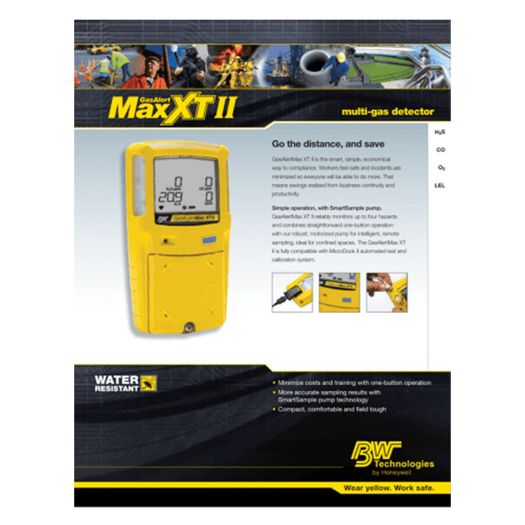 گاز سنج هانیول مدل BW MAX XT II