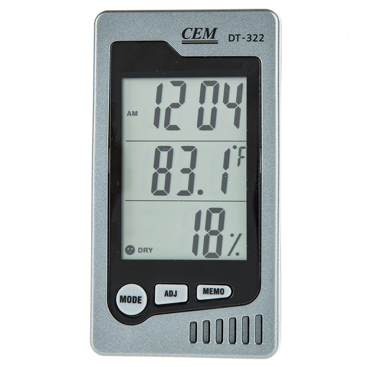 دماسنج و رطوبت سنج سی ای ام مدل DT-322