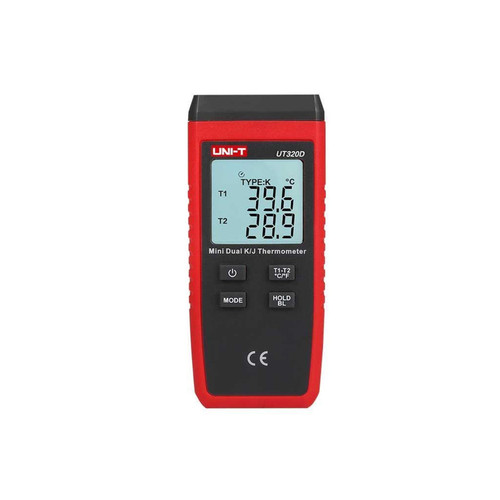 ترمومتر تماسی دو کاناله یونیتی مدل UT320D ( نمایندگی اصلی جوش آزما تجهیز 09120741826)