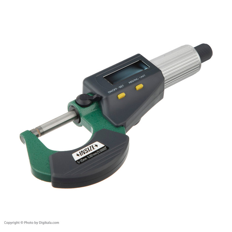 میکرومتر دیجیتال اینسایز کد 25A-3109 گستره 25-0 میلیمتر