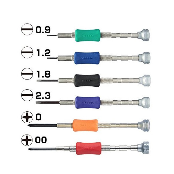 مجموعه 6 عددی پیچ گوشتی ساعتی وسل مدل TD-56