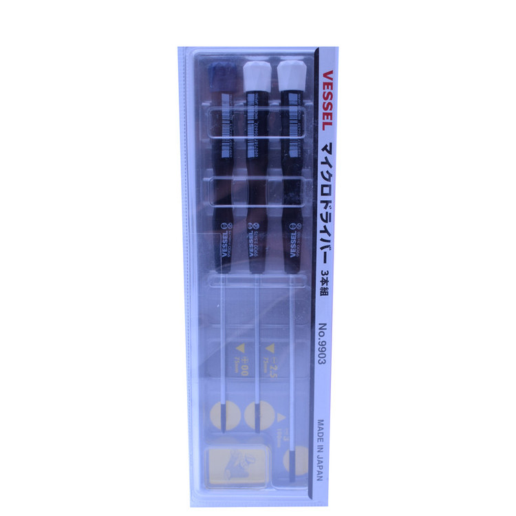 پیچ گوشتی ساعتی وسل مدل 9903 مجموعه 3 عدی