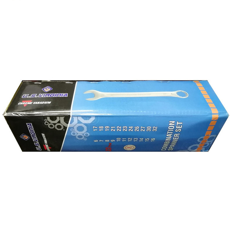 مجموعه 22 عددی آچار یک سرتخت یک سر رینگی یو اس ویرجینیا کد 240240