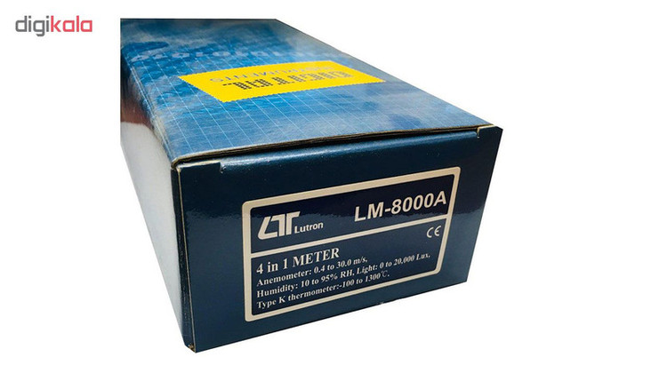 دستگاه چند کاره سنجش دما رطوبت نور و باد لوترون مدل LM-8000