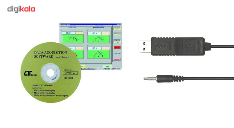 کابل USB و نرم افزار لوترون مدل SW-U801