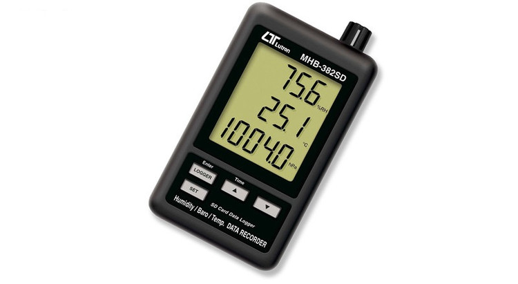 دیتالاگر دما و رطوبت و فشار دیجیتالی لوترون مدل MHB-382SD