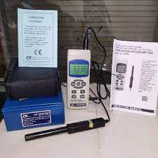 رطوبت سنج، دماسنج و نقطه شبنم دیجیتال با قابلیت اتصال کارت حافظه مدل LUTRON-HT-3027SD