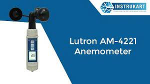 باد سنج و ترمومتر با پراب فنجانی با IP65 برند لوترون تایوان LUTRON AM-4221
