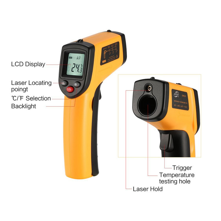 ترمومتر لیزری بنتک مدل GM320 کد 2