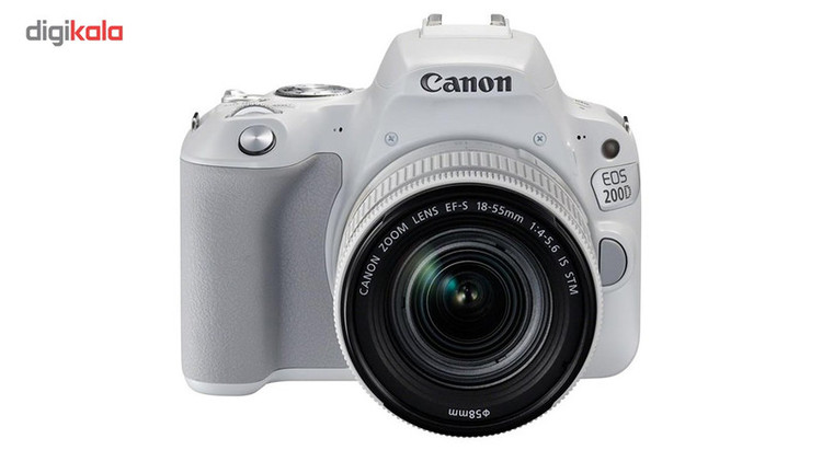دوربین دیجیتال کانن مدل EOS 200D به همراه لنز EF-S 18-55 mm f/4.5-5.6 IS STM