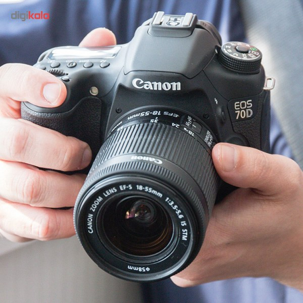 دوربین دیجیتال کانن مدل EOS 70D + 18-55 IS STM