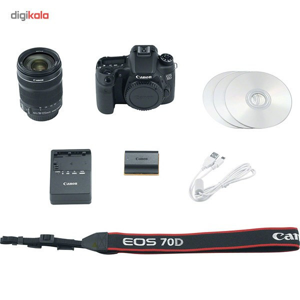 دوربین دیجیتال کانن مدل EOS 70D + 18-55 IS STM