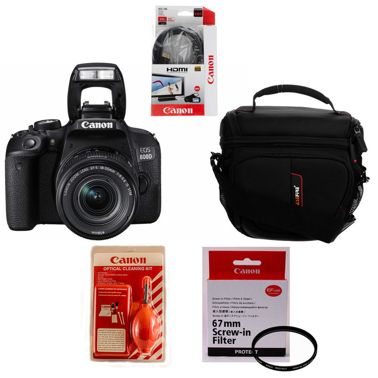 دوربین دیجیتال کانن مدل EOS 800D به همراه لنز 18-55 میلی متر IS STM