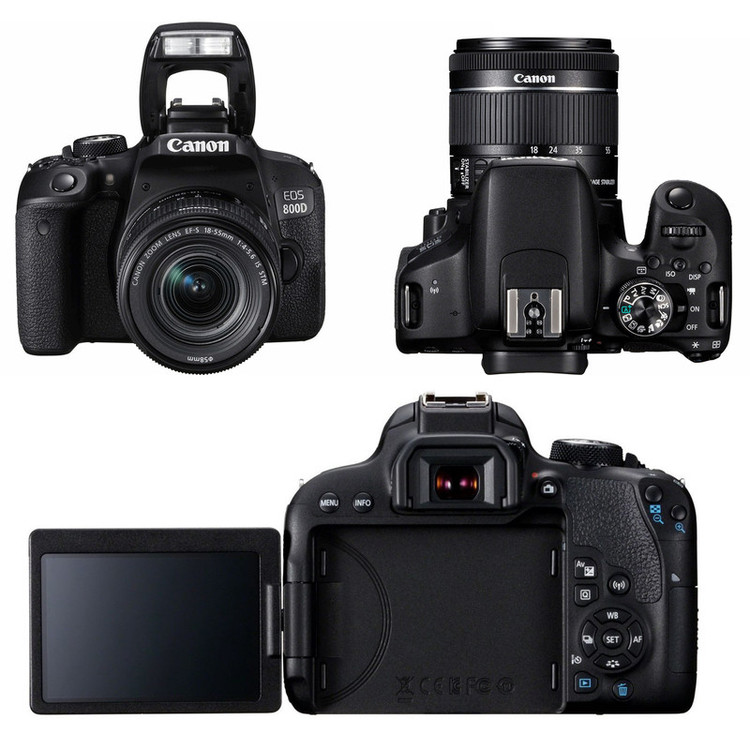 دوربین دیجیتال کانن مدل EOS 800D به همراه لنز 18-55 میلی متر IS STM
