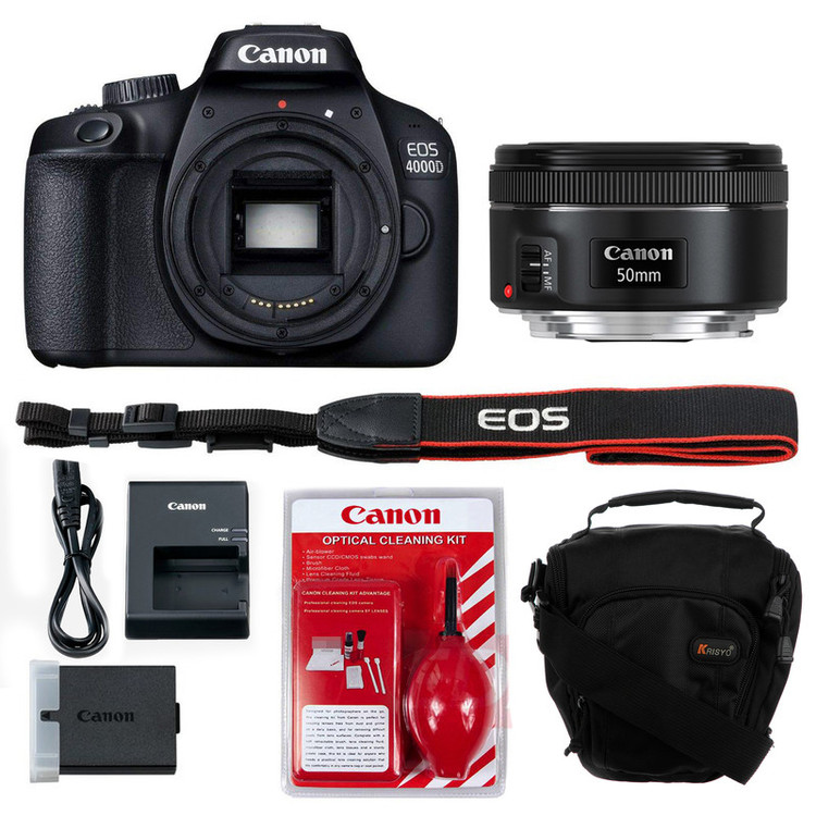 دوربین دیجیتال کانن مدل EOS 4000D به همراه لنز 50 میلی متر STM