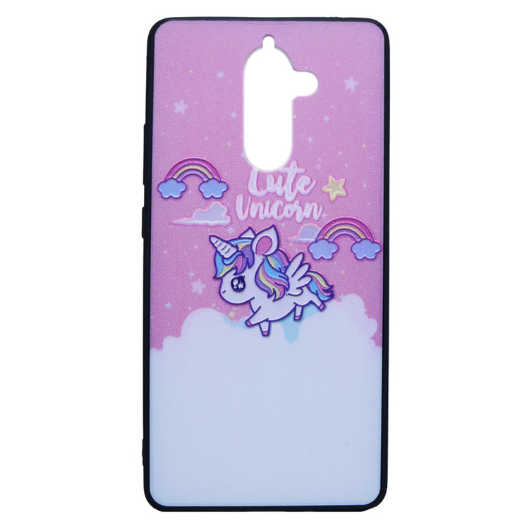 کاور طرح Cute Unicorn مدل T-01 مناسب برای گوشی موبایل نوکیا 7Plus