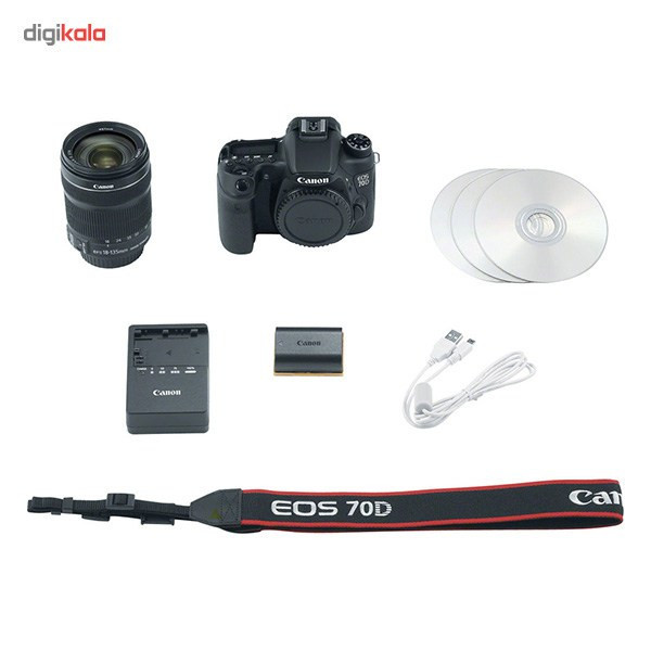دوربین عکاسی کانن مدل EOS 70D+لنزSTM 18-135 میلی متر