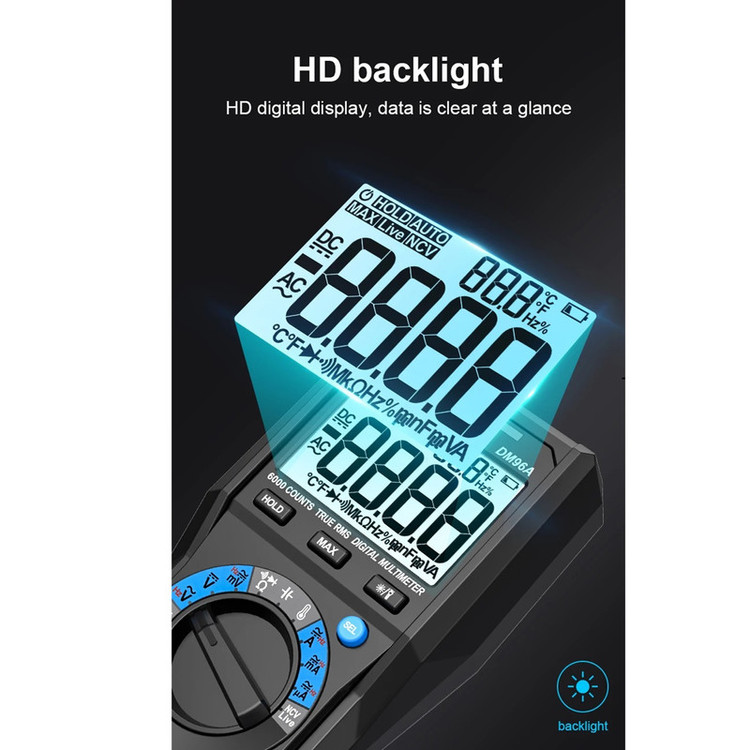 مولتی متر دیجیتال هوشمند مستک مدل DM96A