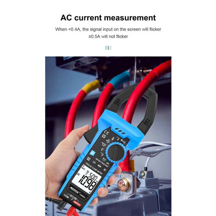 مولتی متر کلمپی دیجیتال مستک مدل CM86A درای TRUR RMS