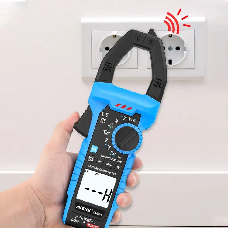 مولتی متر کلمپی دیجیتال مستک مدل CM86A درای TRUR RMS