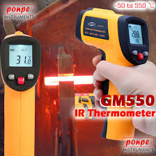 ترمومتر لیزری بنتک مدل GM550 تا دمای 550 درجه ( نمایندگی اصلی جوش آزما تجهیز)