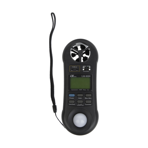 دستگاه سنجش دما رطوبت نور و باد لوترون مدل LM-8000