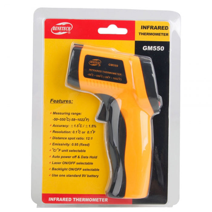 ترمومتر غیر تماسی بنتک مدل GM550