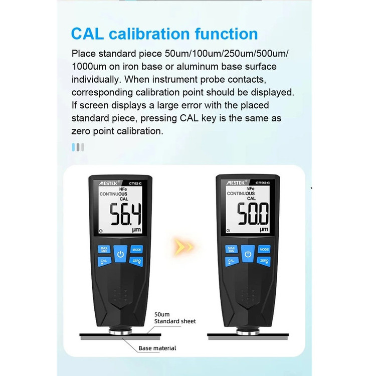 ضخامت سنج رنگ دیجیتال مستک مدل CT02C