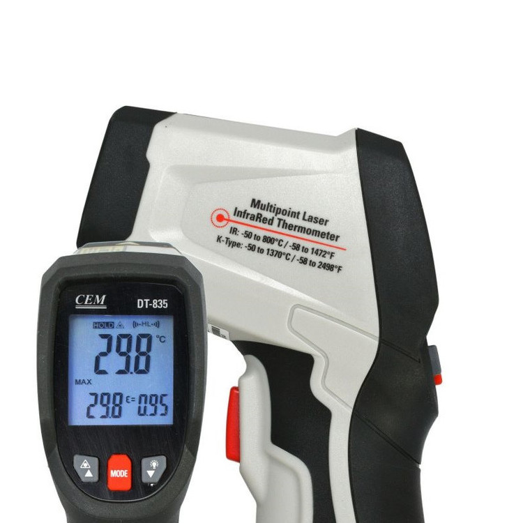 دماسنج لیزری سی ای ام مدل DT-835