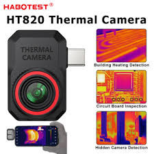 دوربین حرارتی یا دوربین تصویربرداری ترمو ویژن HABOTEST HT820 قابل اتصال به گوشی اندروید، دوربین حرارتی مادون قرمز، دوربین ترموگرافی