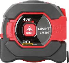 متر لیزری- نواری دو حالته حرفه ای یونی تی مدل UNI-T LM40T ( نمایندگی اصلی جوش آزما تجهیز 09120741826)