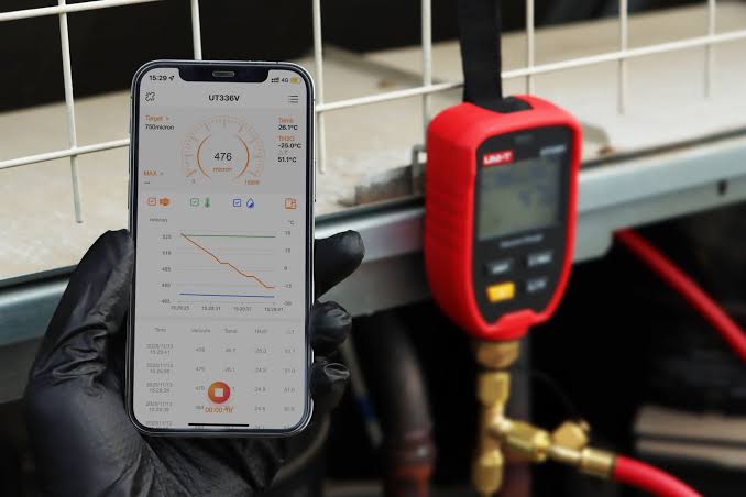 گیج خلاء دیجیتالی وایرلس یونیتی مدل UT336V  ( نمایندگی اصلی جوش آزما تجهیز 09120741826)