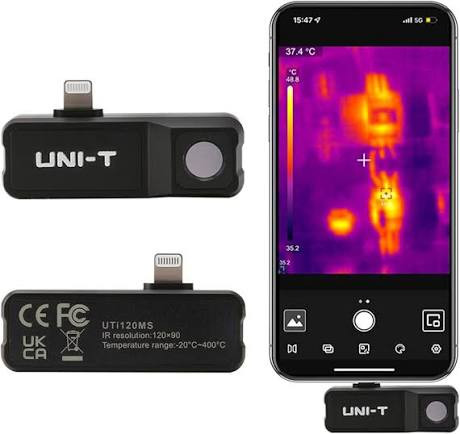دوربین ترموویژن یا تصویربرداری حرارتی مدل UTI-120MS مخصوص ایفون ( نمایندگی اصلی جوش آزما تجهیز 09120741826)