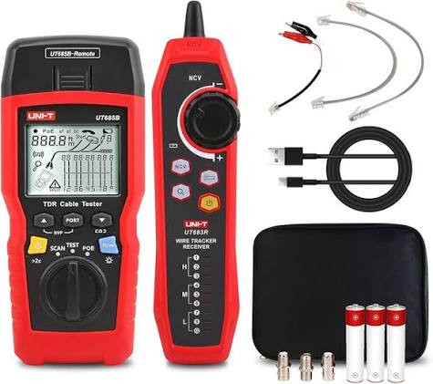 دستگاه ردیاب کابل و تستر شبکه حرفه ای یونیتی مدل UT685B KIT ( نمایندگی اصلی جوش آزما تجهیز 09120741826)